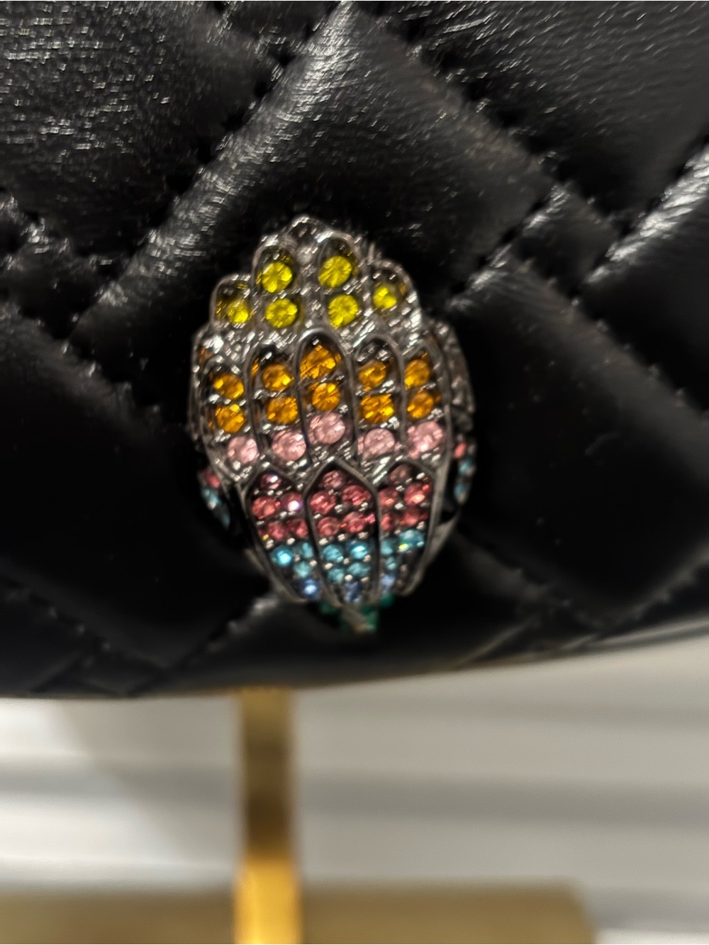 NWOT Kurt Geiger Small Octavia Bag with Rhinestones - Picture 8 of 13